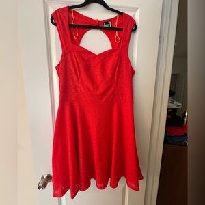 Sleeveless Coral Dress